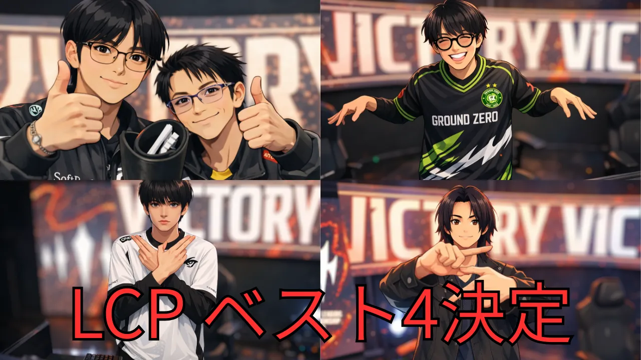 【LCPノックアウトステージ】MATCH1〜4まとめ｜SHGがGAMにストレート勝利、GAM＆CFOまさかの敗退