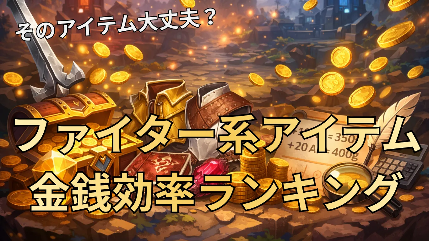 アイテムの金銭効率ランキング：ファイター編【LoL】